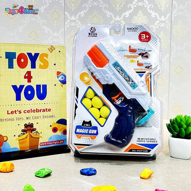 2 IN 1 SHOOTER & WATER GUN WITH SOFT BALLS